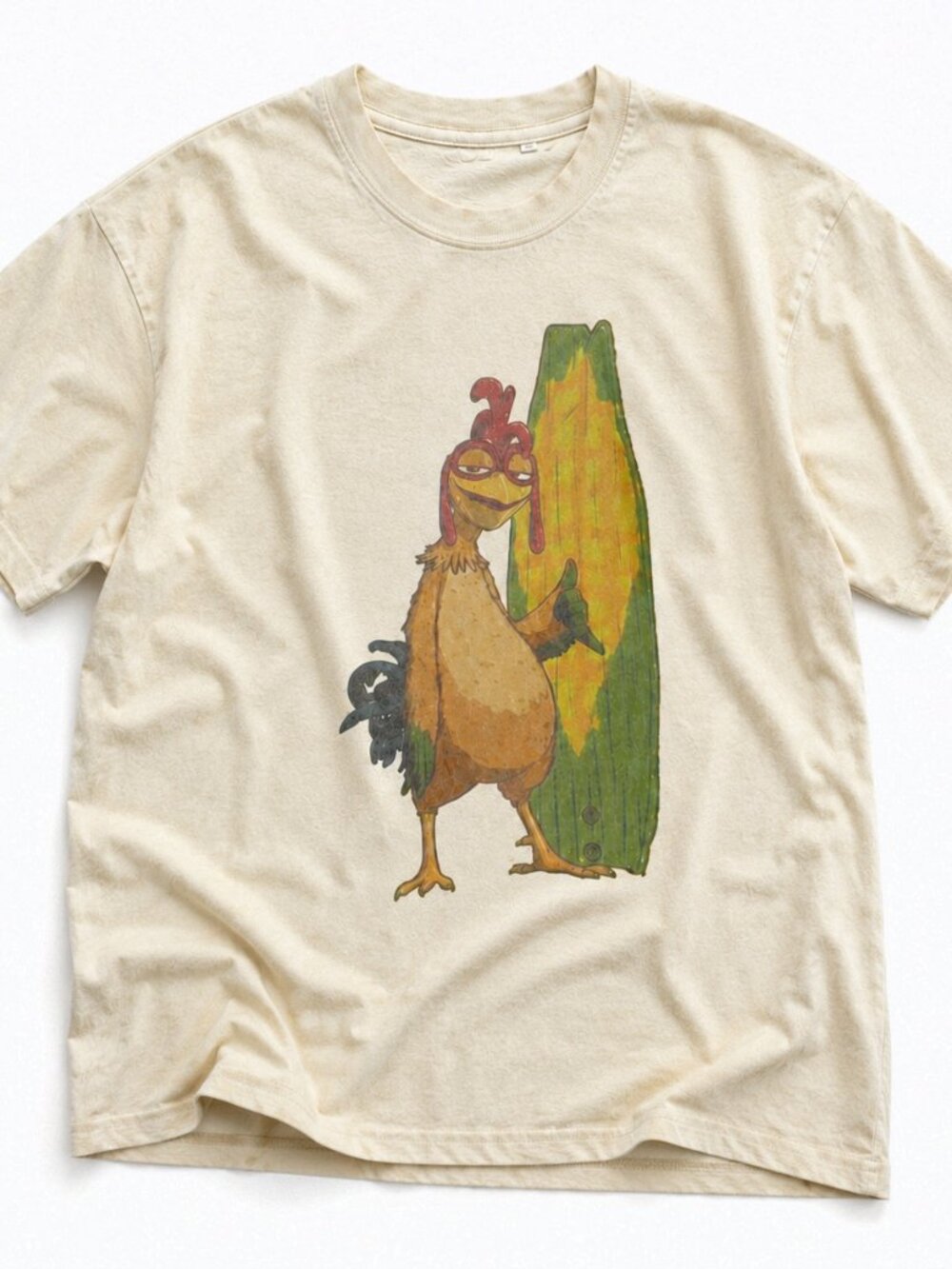 Chicken Joe Suft's Up Graphic Tee Cream T-Shirt